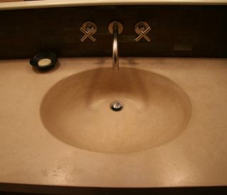 small concrete sink 1